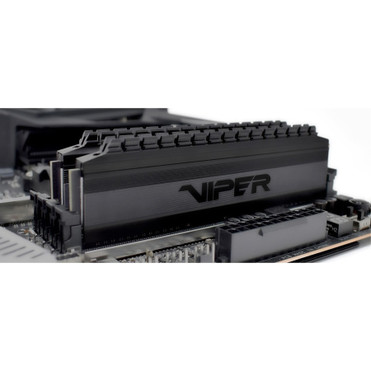 Patriot Memory Viper 4 Blackout Series DDR4 64GB (2 x 32GB) 3600MHz Kit - For Desktop PC - 64 GB (2 x 32GB) - DDR4-3600/PC4-28800 DDR4 (PVB464G360C8K)