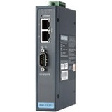 Advantech 1-port RS-232/422/485 Serial Device Server - Wide Temperature - Twisted Pair - 2 x Network (RJ-45) - 1 x Serial Port - - - (Fleet Network)