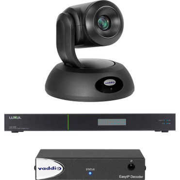 Vaddio EasyIP 20 Base Kit with Professional IP PTZ Camera - 1920 x 1080 Video (Content) - Full HD - 60 fps - 1 x Network (RJ-45) - 1 x (Fleet Network)