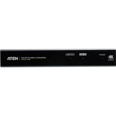 ATEN VC486 12G-SDI to HDMI Converter - Functions: Signal Conversion - 3840 x 2160 - SDI - USB - Audio Line Out - 1 - PC - (VC486)