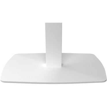 CTA Digital Premium Thin Profile Floor stand with VESA plate and Base (White) - Floor Stand - Metal, Powder Coated Steel - White (ADD-CHKW)