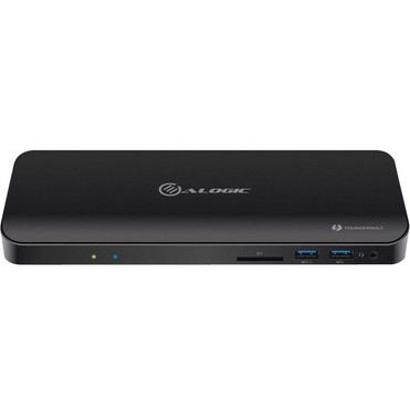 ALOGIC ThunderBolt 3 Dual Display Docking Station W/ 4K & Power Delivery - Black - for Notebook - 60 W - Thunderbolt 3 - 5 x USB Ports (Fleet Network)