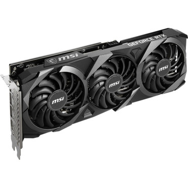 MSI NVIDIA GeForce RTX 3060 Graphic Card - 12 GB GDDR6 - 1.81 GHz Boost Clock - 192 bit Bus Width - PCI Express 4.0 - DisplayPort - 3 (G3060V3X12C)