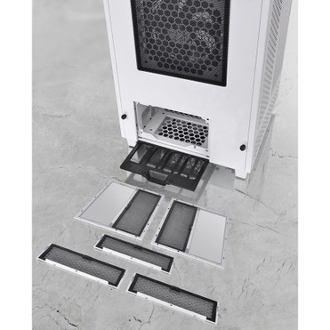 Thermaltake The Tower 100 Snow Mini Chassis - Mini-tower - Snow - SPCC, Tempered Glass - 4 x Bay - 0 - Mini ITX Motherboard Supported (CA-1R3-00S6WN-00)