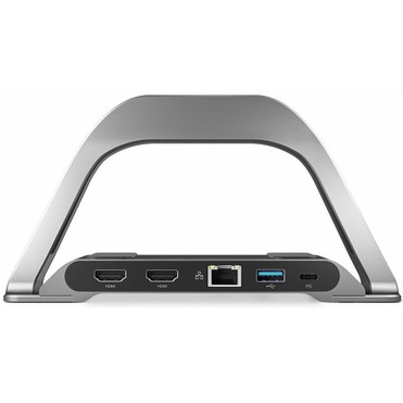 ALOGIC Bolt Plus USB-C Docking Station with stand - ALOGIC Bolt Plus 10-in-1 USB-C Hub Laptop docking station with 100W Power Delivery (ALDHDLR)