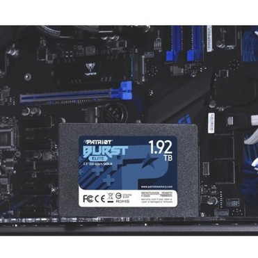 Patriot Memory Burst Elite 1.92 TB Solid State Drive - 2.5" Internal - SATA (SATA/600) - Desktop PC, Notebook Device Supported - 1600 (PBE192TS25SSDR)