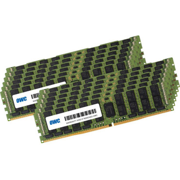OWC 192GB (12 X 16GB) DDR4 SDRAM Memory Kit - For Mac Pro - 192 GB - DDR4-2933/PC4-23400 DDR4 SDRAM - 2933 MHz - CL21 - 1.20 V - ECC - (Fleet Network)