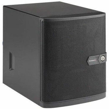 Supermicro CSE-721TQ-350B Computer Case - Mini-tower - Black - 350 W - Mini ITX Motherboard Supported - 4 x Internal 3.5" Bay - 2 x - (Fleet Network)