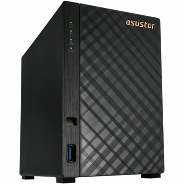 Asustor Drivestor 2 AS1102T - 2 Bay NAS, 1.4GHz Quad Core, Single 2.5GbE Port, 1GB RAM DDR4, Network Attached Storage, Personal Cloud (Fleet Network)