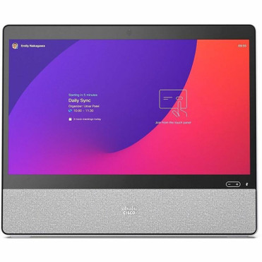 Webex Desk - No radio - For Video Conferencing - 1920 x 1080 Video (Live) - 3840 x 2160 Video (Content) - H.323, SIP, H.235v3, H.239 - (CS-DESK-NR-K9)