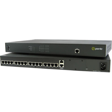 Perle IOLAN SDS16C Secure Terminal Server - Twisted Pair - 2 x Network (RJ-45) - 10/100/1000Base-T - Gigabit Ethernet - Management (Fleet Network)