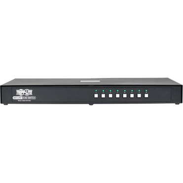 Tripp Lite by Eaton B002-DV1AC8 8-Port NIAP PP3.0-Certified DVI-I KVM Switch - 8 Computer(s) - 1 Local User(s) - 2560 x 1600 - 19 x - (Fleet Network)