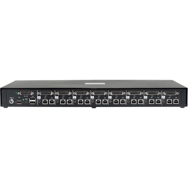 Tripp Lite by Eaton B002-DV1AC8 8-Port NIAP PP3.0-Certified DVI-I KVM Switch - 8 Computer(s) - 1 Local User(s) - 2560 x 1600 - 19 x - (B002-DV1AC8)