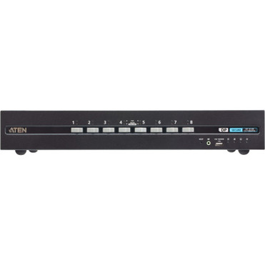 ATEN 8-Port USB DisplayPort Secure KVM Switch with CAC (PSD PP v4.0 Compliant) - 8 Computer(s) - 1 Local User(s) - 3840 x 2160 - 50 60 (Fleet Network)