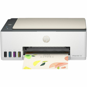 HP 5000 Wireless Smart Tank Inkjet Multifunction Printer - Color - Portobello - Copier/Printer/Scanner - 22 ppm Mono/16 ppm Color - x (Fleet Network)