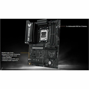 TUF GAMING B850-E WIFI Gaming Desktop Motherboard - AMD B850 Chipset - Socket AM5 - ATX - Ryzen 7, Ryzen 9 Processor Supported - 256 - (TUF GAMING B850-E WIFI)