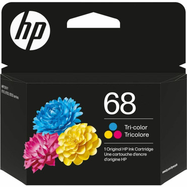 HP 68 Original Standard Yield Inkjet Ink Cartridge - Tri-color, Cyan, Magenta, Yellow - 1 Pack - 120 Pages (Fleet Network)