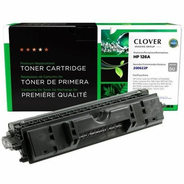 Clover Imaging Remanufactured Drum Unit for HP 126A (CE314A) - HP Color LaserJet CP1020, CP1025NW; Color LaserJet Pro 100 Color MFP - (Fleet Network)