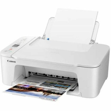 Canon PIXMA TS3720 Wired & Wireless Inkjet Multifunction Printer - Color - White - Copier/Printer/Scanner - 4800 x 1200 dpi Print - - (6671C023)