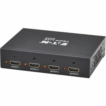 Tripp Lite series 4-Port HDMI Splitter - 8K 60 Hz, HDR10+, Multi-Resolution Support, TAA - 60 Hz - 50 Hz to 60 Hz - 7680 x 4320 - 25 - (Fleet Network)