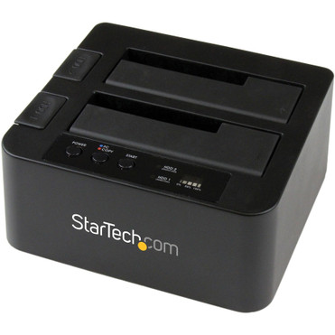 StarTech.com Dual Bay USB 3.0/ eSATA Hard Drive Duplicator Dock for 2.5" & 3.5" SATA SSD HDD with UASP (6Gbps) - Standalone Docking - (SDOCK2U33RE) SDOCK2U33RE Drive Cabinets physical StarTech.com Fleet Network Canada