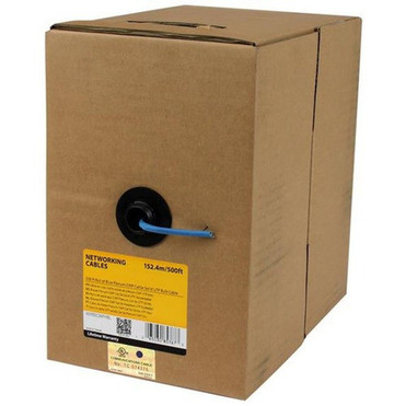 StarTechcom_500_ft_Roll_of_Blue_Plenum_CMP_Cat5e_Solid_UTP_Bulk_Cable_-_500_ft_Category_5e_Network_Cable_for_Network_Device_-_Bare_-_WIR5ECMPHBL