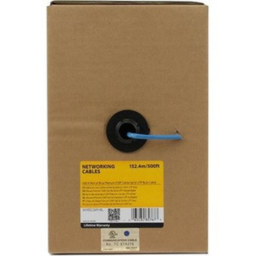 StarTechcom_500_ft_Roll_of_Blue_Plenum_CMP_Cat5e_Solid_UTP_Bulk_Cable_-_500_ft_Category_5e_Network_Cable_for_Network_Device_-_Bare_-_WIR5ECMPHBL