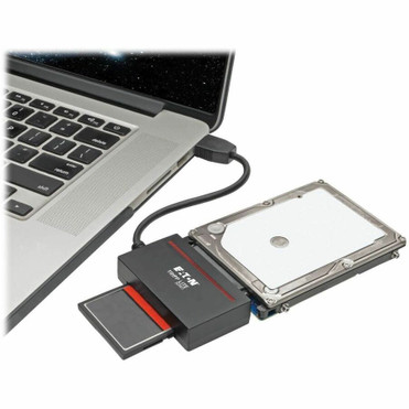 Tripp Lite series U338-CF-SATA-5G Drive Dock - USB 3.1 Host Interface External - Black - 1 x HDD Supported - Acrylonitrile Butadiene (U338-CF-SATA-5G)