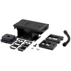 Wiremold Outdoor Ground Box 2-Gang Low Voltage Box for Communication and A/V, Black - Cable Box - Black (Fleet Network)