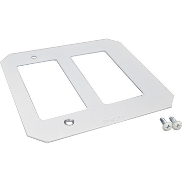 Wiremold Evolution 8AT Series Crestron Double Gang Plate - 2-gang - White (Fleet Network)