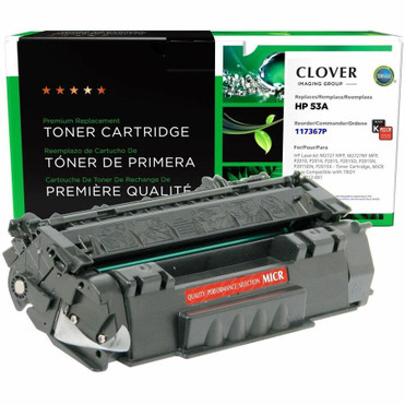 CIG Remanufactured MICR Laser Toner Cartridge 53A, 53X (HP 53A, HP Q7553A(M), Troy 02-81212-001) - Black Each - 3,000 Pages (Fleet Network)