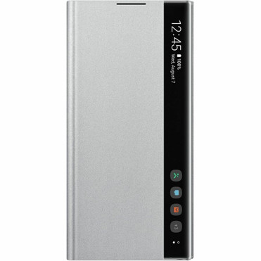 Samsung Clear View EF-ZN975CSEGCA Carrying Case Samsung Galaxy Note10+ Smartphone - Silver (Fleet Network)