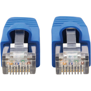 Tripp Lite series Cat6a 10G-Certified Snagless F/UTP Network Patch Cable (RJ45 M/M), Blue, 20 ft. - 20 ft (6.10 m) Category 6a Network (N261P-020-BL)