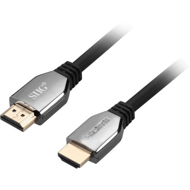 SIIG 8K Ultra High Speed HDMI Cable - 6.6ft - 6.6 ft (2.01 m) HDMI A/V Cable for Audio/Video Device, Desktop Computer, Notebook, TV, - (Fleet Network)