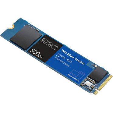 Western Digital Blue SN550 WDS500G2B0C 500 GB Solid State Drive - M.2 2280 Internal - PCI Express NVMe (PCI Express NVMe 3.0 x4) - PC (WDS500G2B0C)