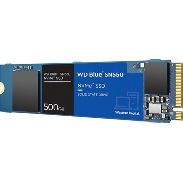 Western Digital Blue SN550 WDS500G2B0C 500 GB Solid State Drive - M.2 2280 Internal - PCI Express NVMe (PCI Express NVMe 3.0 x4) - PC (WDS500G2B0C)