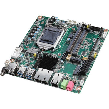 Advantech AIMB-286 Desktop Motherboard - Intel H310 Chipset - Socket H4 LGA-1151 - Mini ITX - 64 GB DDR4 SDRAM Maximum RAM - SoDIMM - (Fleet Network)