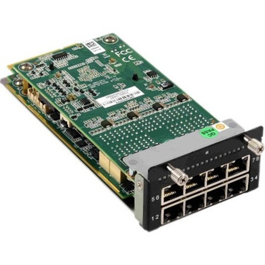 Advantech 8 Ports 1GbE RJ45 Network Management Card with Optional Advanced LAN Bypass - For Data Networking - 8 x RJ-45 LAN - Twisted (NMC-0807CB-08A1S00)
