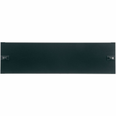 Middle Atlantic Forward Series 3RU Tool-less Blank Rack Panel - Steel and Flanged Blank Panel - Steel - Black Powder Coat - 3U Rack - (Fleet Network)