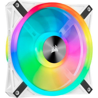 Corsair iCUE QL140 RGB 140mm PWM White Fan - Single Pack - 1 Pack - 5.51" (140 mm) Maximum Fan Diameter - 50.20 CFM (85.29m³/h) - 1250 (Fleet Network)