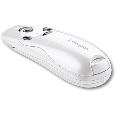 Kensington Presenter Expert Wireless with Green Laser - Pearl White - Wireless - Radio Frequency - 2.40 GHz - Pearl White - USB - 4 - (K75771WW)