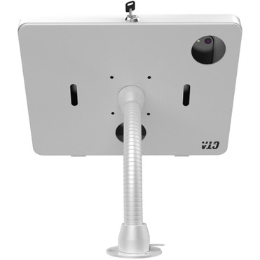 CTA Digital Premium Security Kiosk Stand with Gooseneck Tabletop Mount (White) - 10.5" Screen Support - Metal (PAD-PARATW)