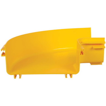 Tripp Lite series Toolless Horizontal 90-Degree Elbow for Fiber Routing System, 240 mm (10 in) - Elbow - Yellow - Polyvinyl Chloride (SRFC10ELBOW)