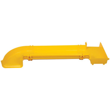 Tripp Lite series Toolless Horizontal 4-Way Junction for Fiber Routing System, 240 mm (10 in) - Horizontal 4-Way Junction - Yellow - (SRFC10JUNT4)