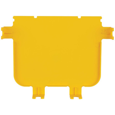 Tripp Lite series Toolless End Cap for Fiber Routing System, 120 mm (5 in) - End Cap - Yellow - Polyvinyl Chloride (PVC) (SRFC5CAP)