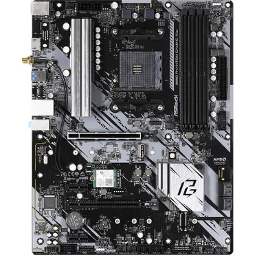 ASRock B550 Phantom Gaming 4/ac Desktop Motherboard - AMD B550 Chipset - Socket AM4 - ATX - 128 GB DDR4 SDRAM Maximum RAM - DIMM, - 4 (B550 PHANTOM GAMING 4 AC)