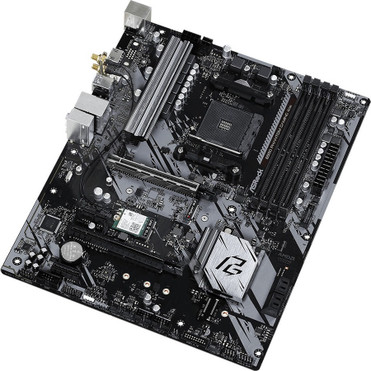 ASRock B550 Phantom Gaming 4/ac Desktop Motherboard - AMD B550 Chipset - Socket AM4 - ATX - 128 GB DDR4 SDRAM Maximum RAM - DIMM, - 4 (B550 PHANTOM GAMING 4 AC)
