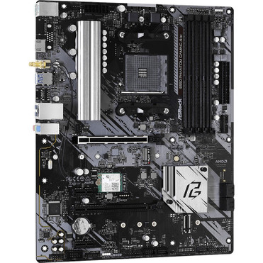 ASRock B550 Phantom Gaming 4/ac Desktop Motherboard - AMD B550 Chipset - Socket AM4 - ATX - 128 GB DDR4 SDRAM Maximum RAM - DIMM, - 4 (B550 PHANTOM GAMING 4 AC)