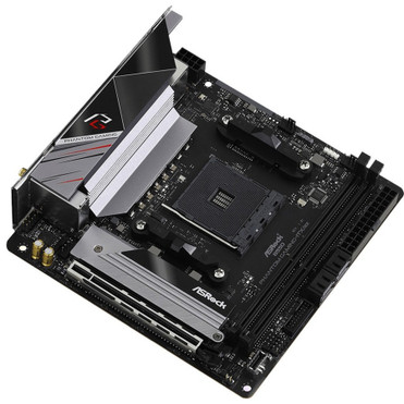 ASRock B550 Phantom Gaming-ITX/ax Desktop Motherboard - AMD B550 Chipset - Socket AM4 - Mini ITX - 64 GB DDR4 SDRAM Maximum RAM - - 2 (B550 PHANTOMGAMING-ITX/AX)