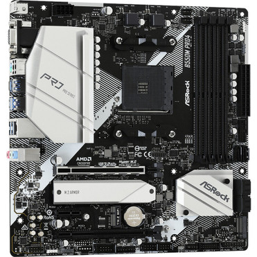 ASRock B550M Pro4 Desktop Motherboard - AMD B550 Chipset - Socket AM4 - Micro ATX - 128 GB DDR4 SDRAM Maximum RAM - DIMM, UDIMM - 4 x (B550M PRO4)